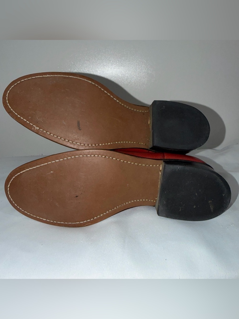 vintage Laredo Red Leather Roper Cowboy Boots - Picture 10 of 10
